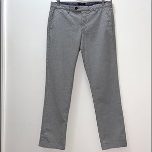 Ted Baker gray straight leg pants trousers 34